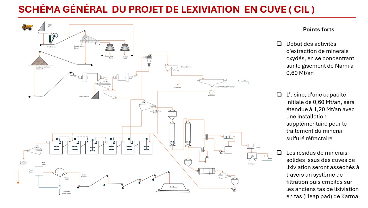 Processus de Lixiviation CIL