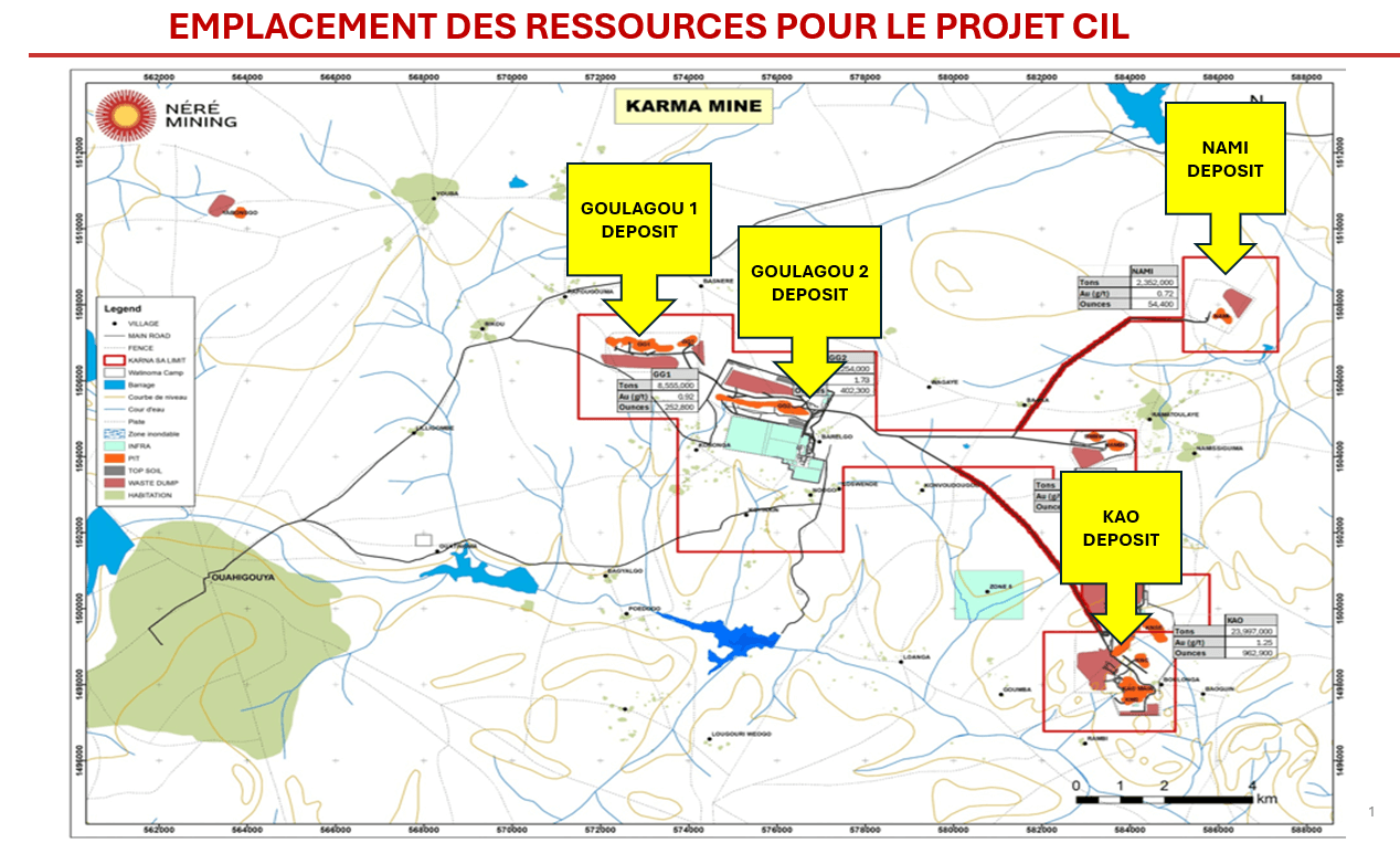 Carte d'Emplacement des Ressources