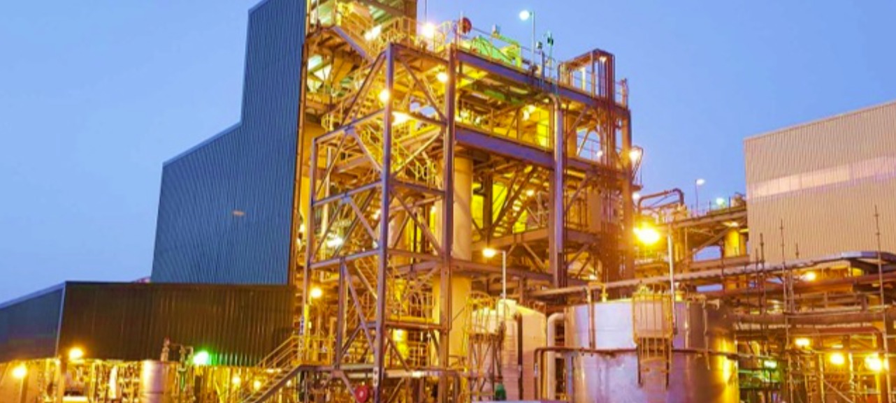 Gold processing plant