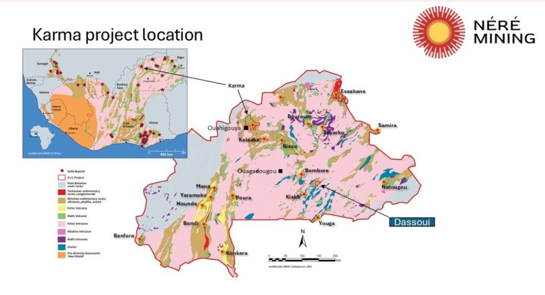 Carte de la mine de Karma